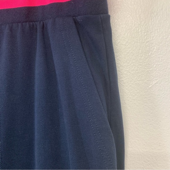 Psycho Bunny Sweatpants Adult XXL  Navy Pink Stripe Pockets Drawstring  Cotton‎ - Picture 3 of 12